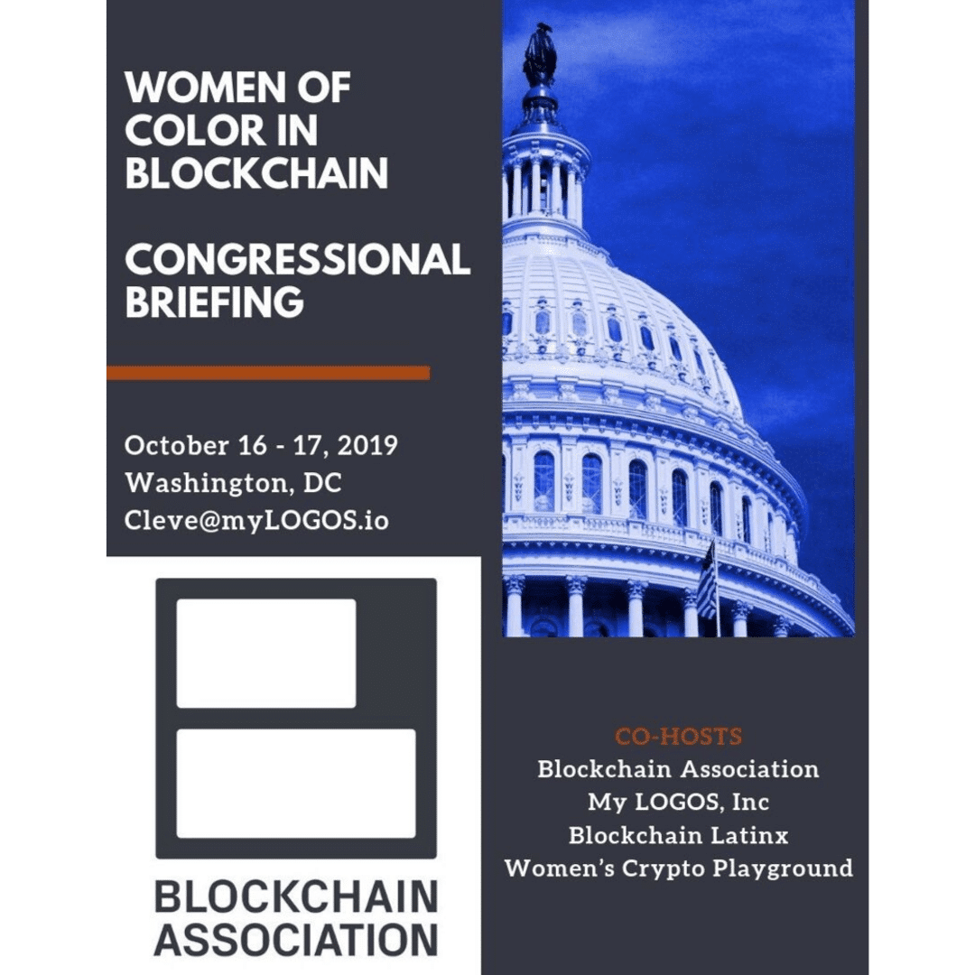 MEDIA ADVISORY (Oct 17): Women of Color in Blockchain Head to Capitol Hill post image